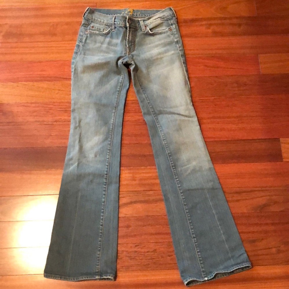 7 for all mankind flared jeans